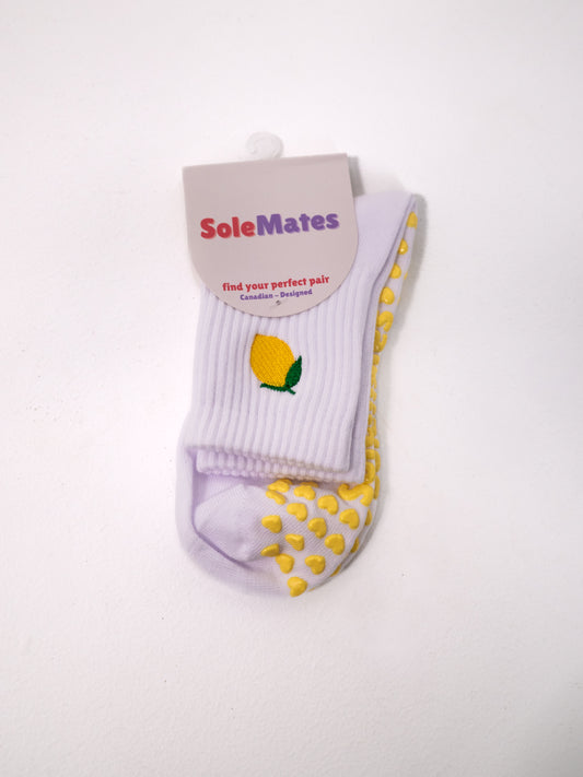 Lemon Drop Grip Socks